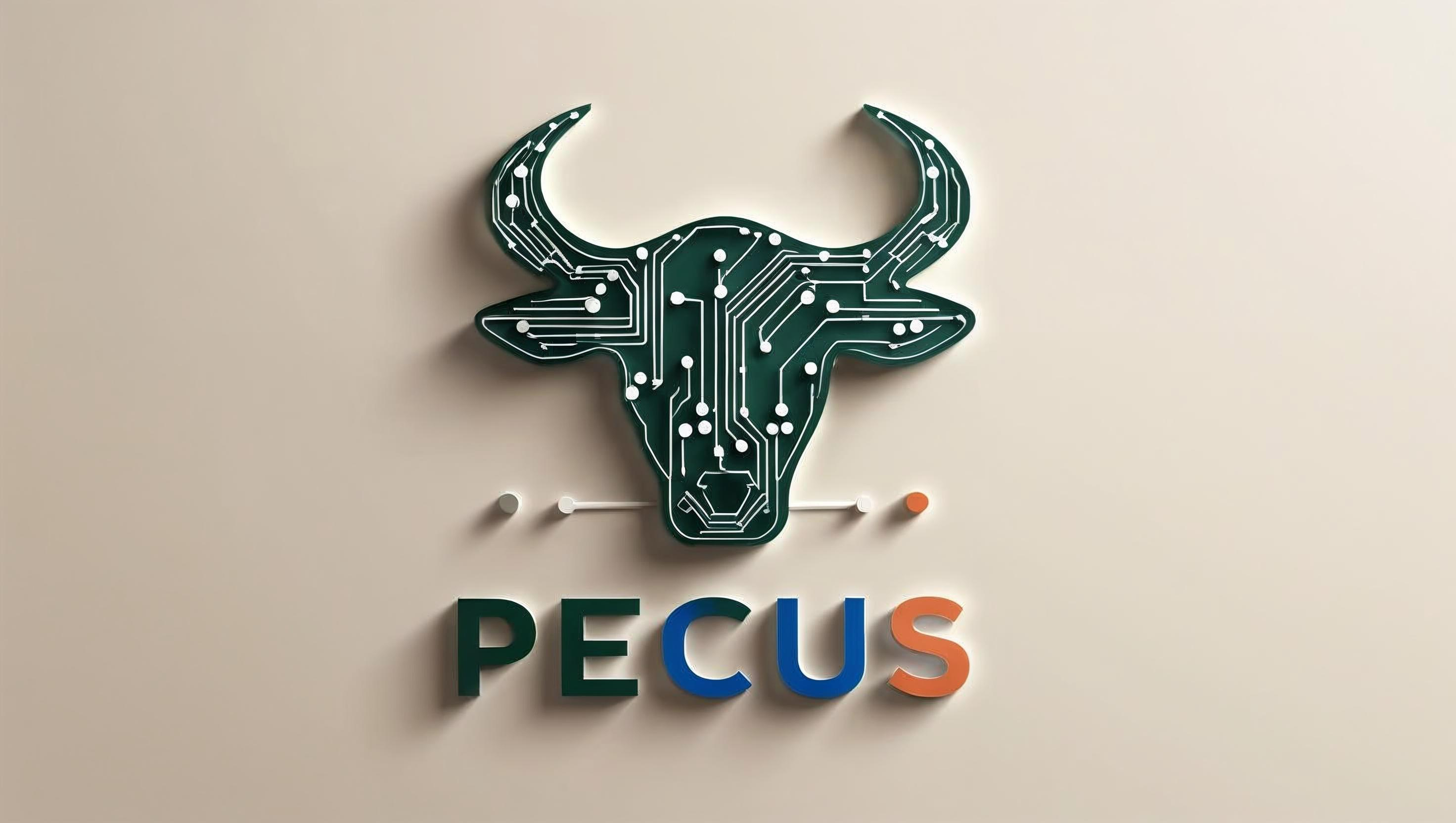 Logo Pecus da Smash Soft como fundo do elemento visual